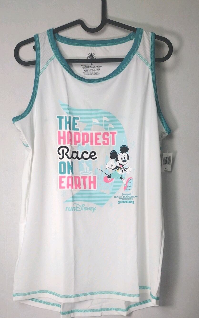NWT 2024 Disneyland Run Disney Half Marathon~ Tank Top Size Medium